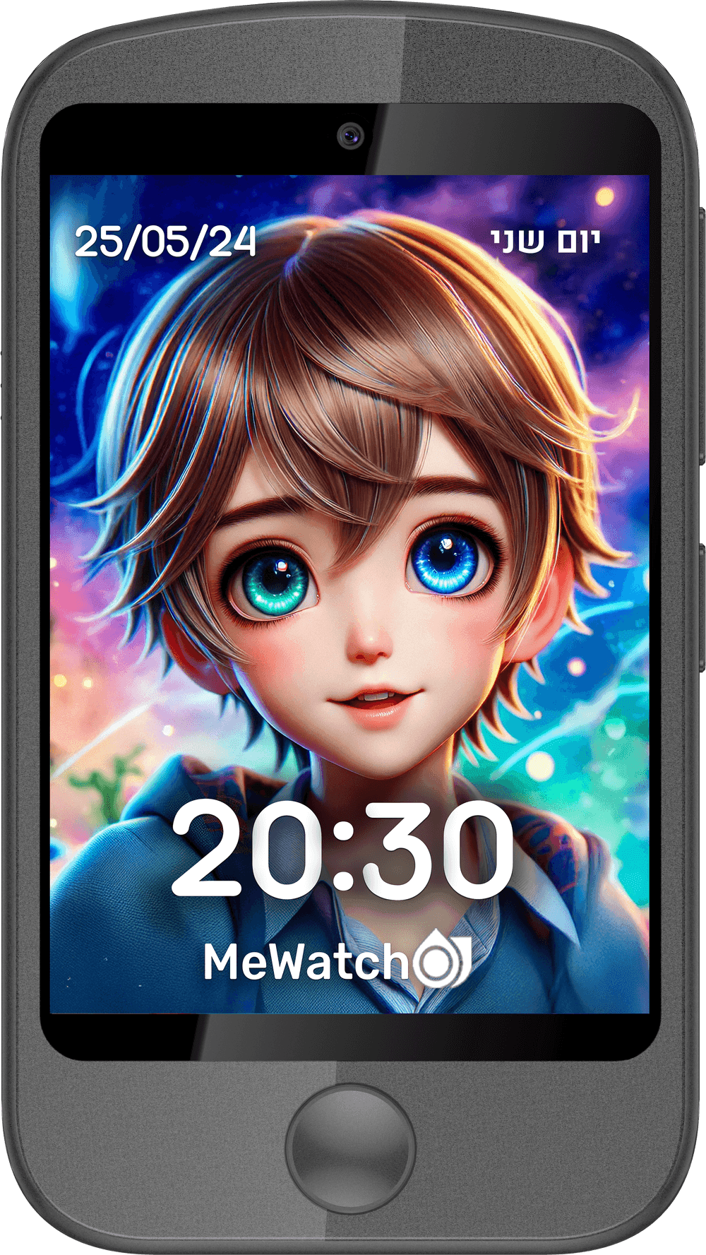 Black phone without a cover