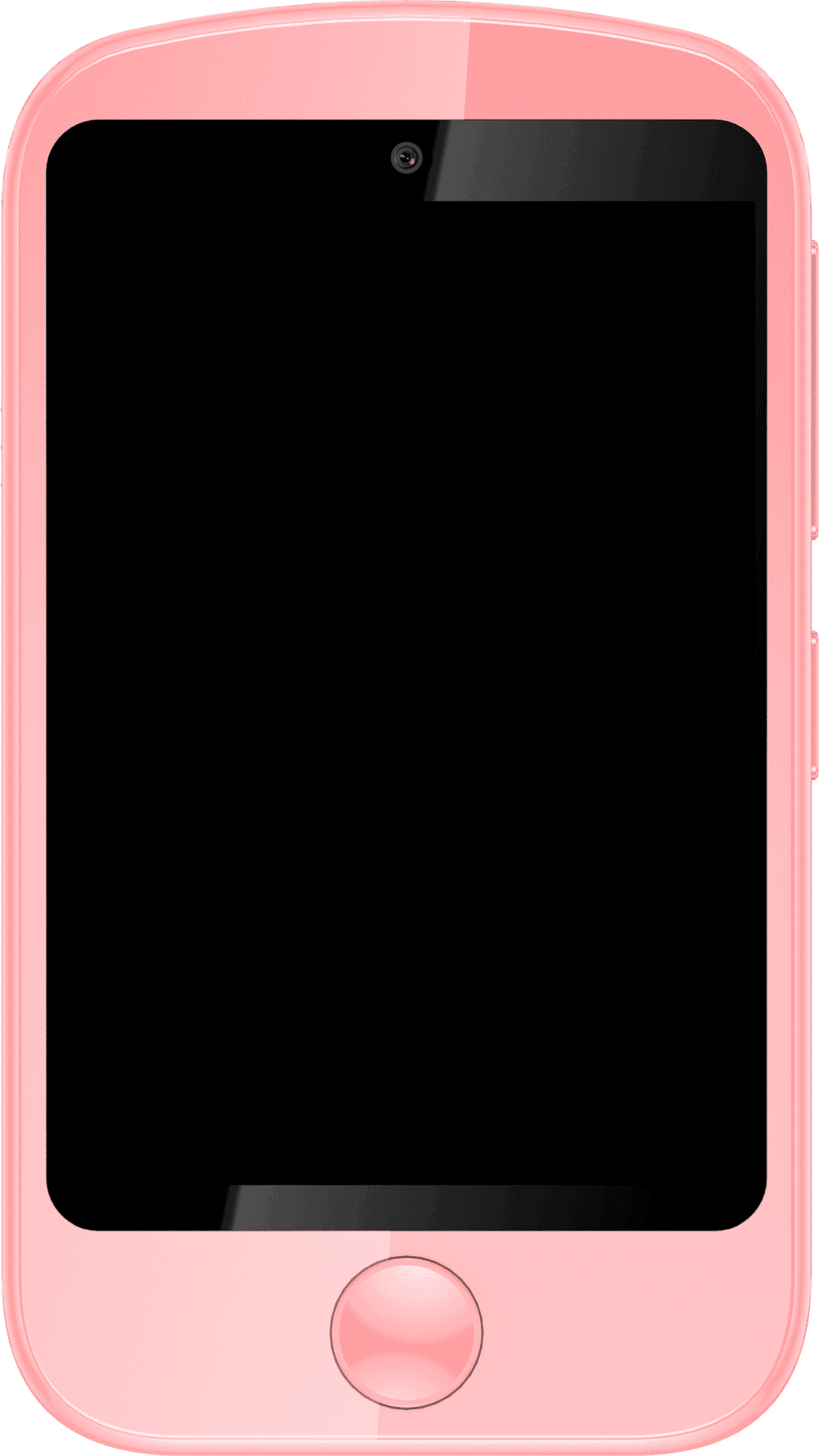 Pink phone without a cover