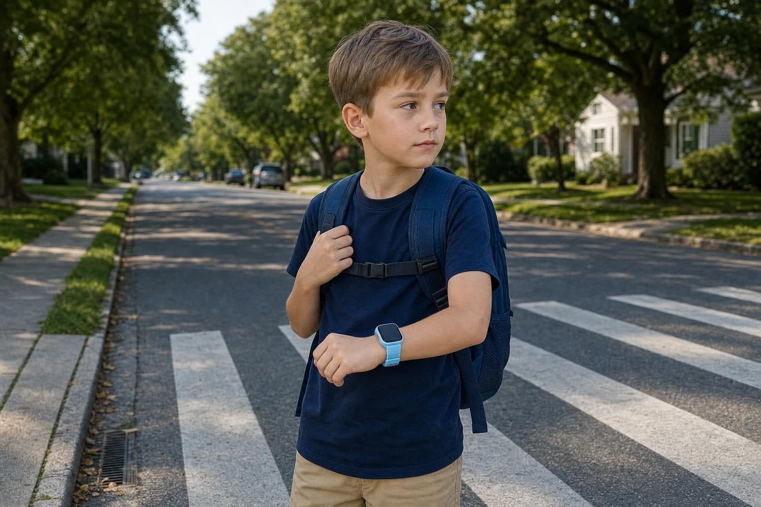 Cómo mantener seguros a los niños en el camino a la escuela