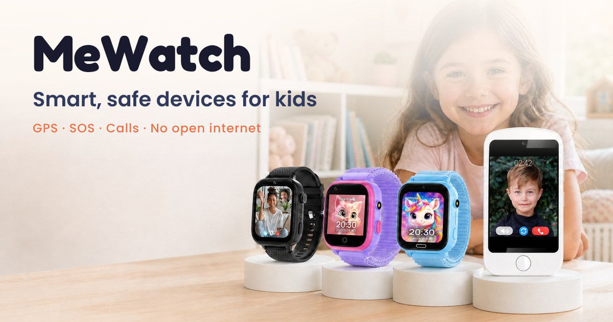 Kids Smartwatch & Safe Phone — GPS, SOS, No Internet | MeWatch